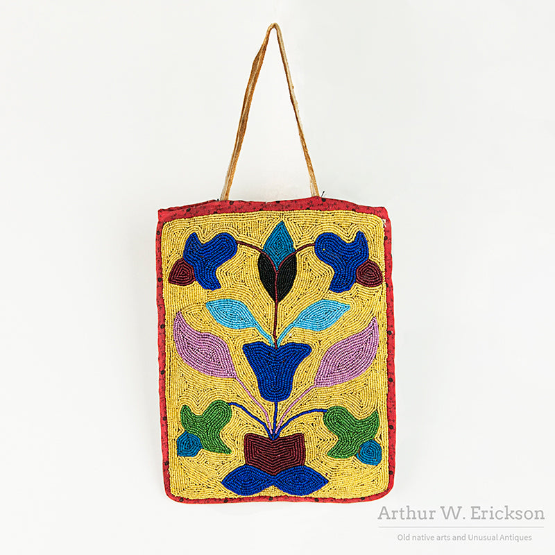 Colorful Plateau Fully Contoured Beaded Bag