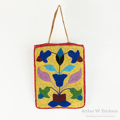 Colorful Plateau Fully Contoured Beaded Bag