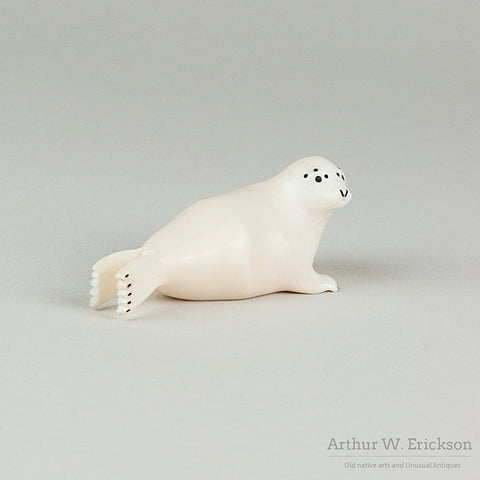 Walrus Ivory Seal by T. Mayac