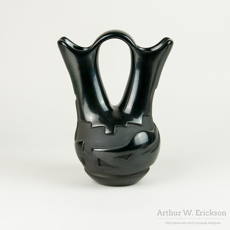 Madeline Naranjo (1912-2002) Carved Wedding Vase
