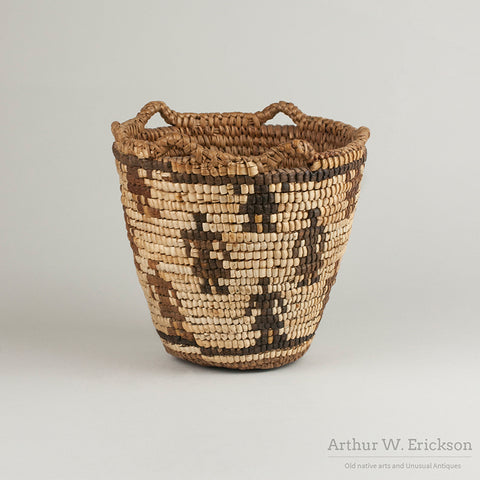 Figural Fully Imbricated Huckleberry Basket