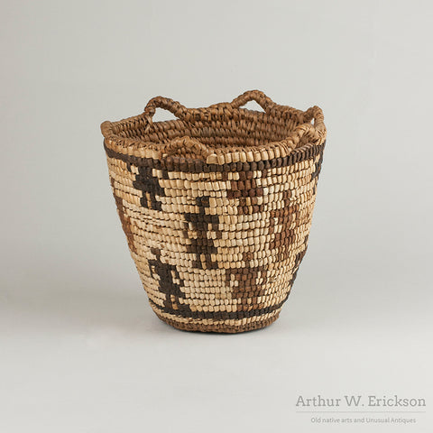 Figural Fully Imbricated Huckleberry Basket