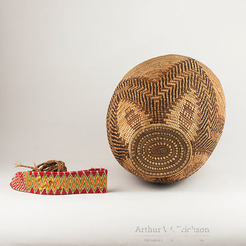 Large Old Cowlitz Berry Basket
