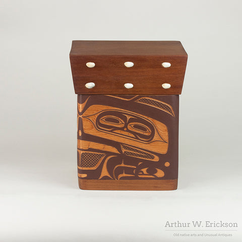 Carved Bent Wood Box by Ken Humpherville