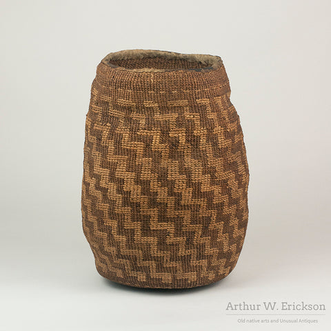 Large 19th Century Plateau Sally Bag