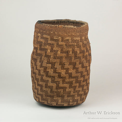 Large 19th Century Plateau Sally Bag