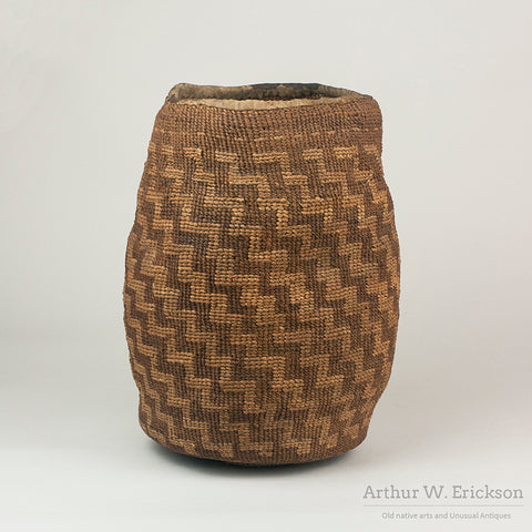 Large 19th Century Plateau Sally Bag