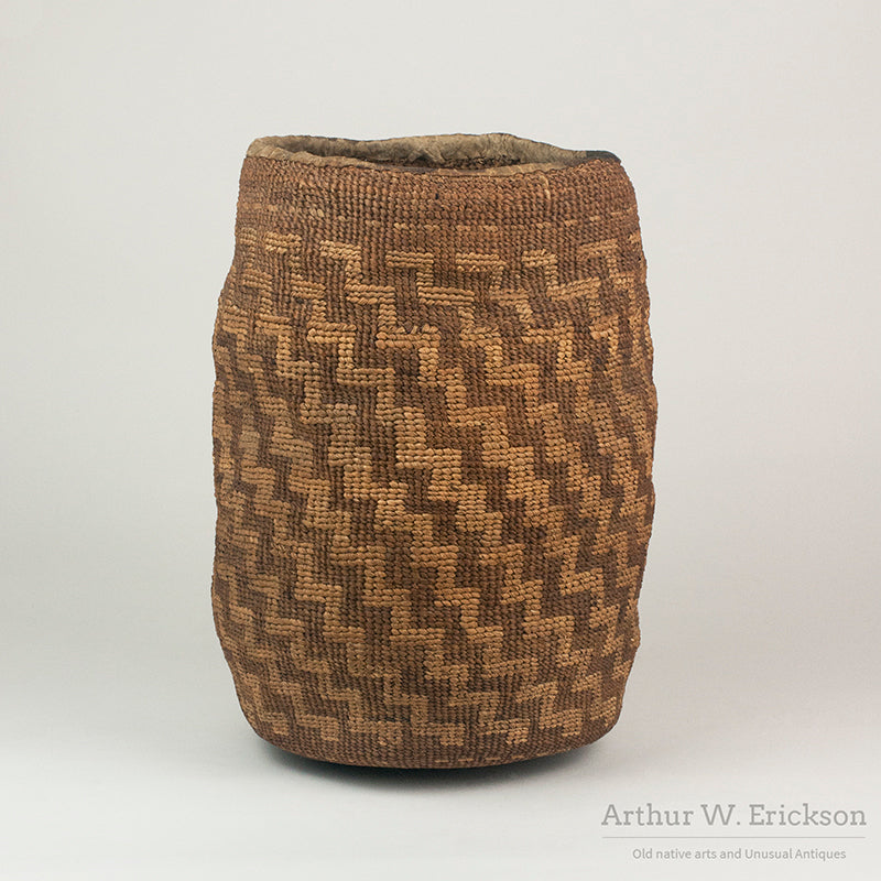 Large 19th Century Plateau Sally Bag