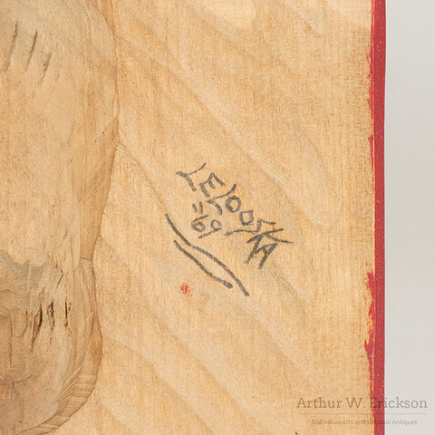 Early Lelooska Carved Northwest Coast Frontlet