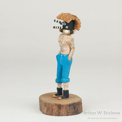 Hopi Kwikwilyaka Katsina (Mocking Katsina) by James Garcia, Ist Mesa