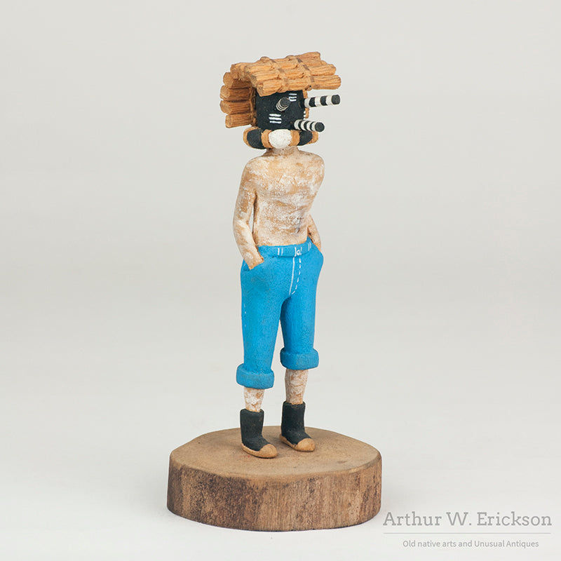 Hopi Kwikwilyaka Katsina (Mocking Katsina) by James Garcia, Ist Mesa