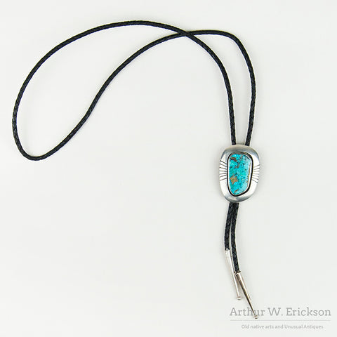 Frank Patania Jr Morenci Turquoise Bolo Tie