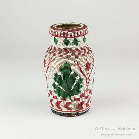 An Exceptional Beaded Bottle