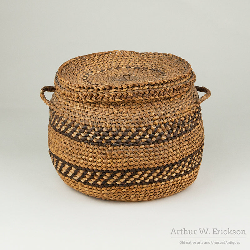 Grand Ronde Lidded Basket