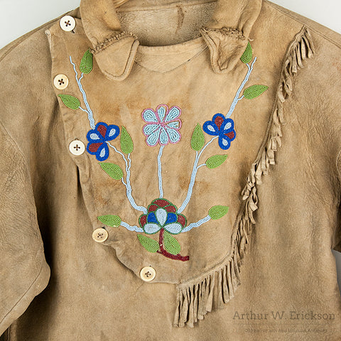 Cree Beaded Bib Front Scout Shirt