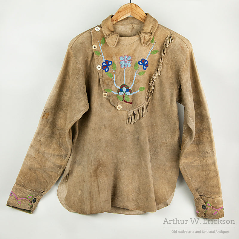 Cree Beaded Bib Front Scout Shirt