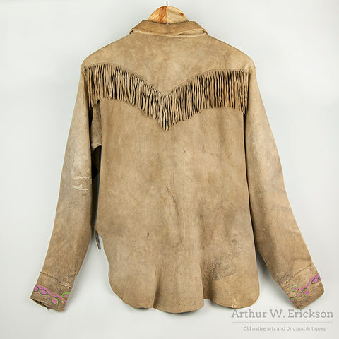 Cree Beaded Bib Front Scout Shirt