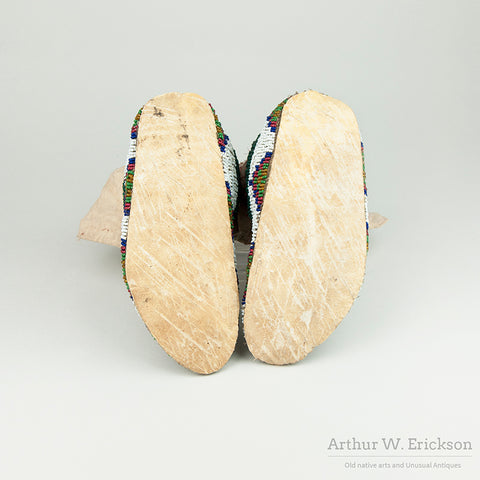 Fully Beaded Plains Moccasins