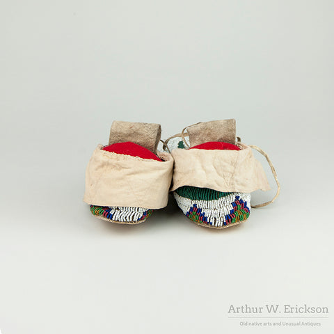Fully Beaded Plains Moccasins