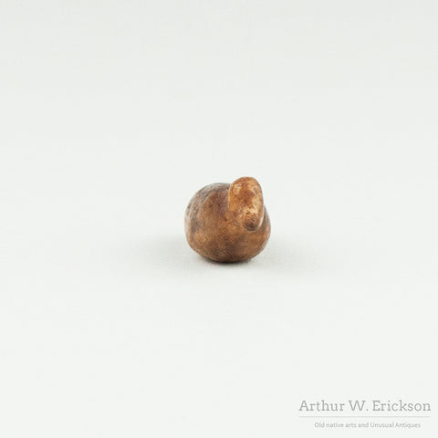 Excavated Inuit Walrus Ivory Carved Bird