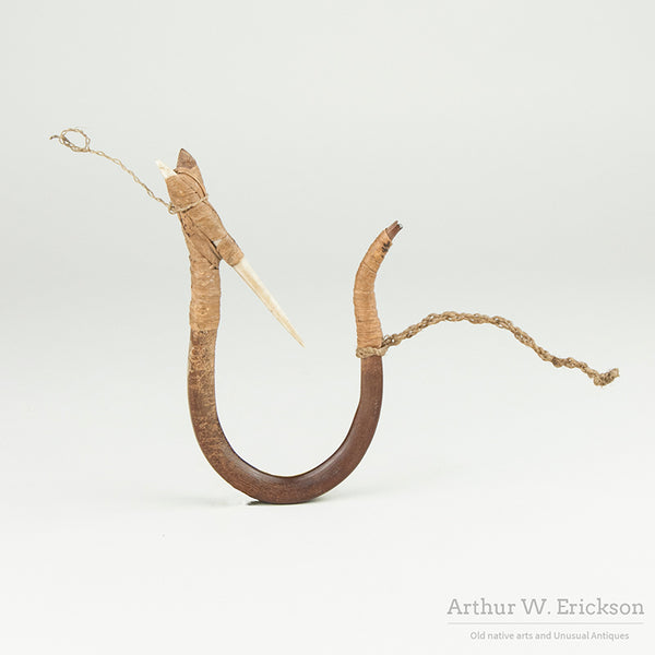 Northwest Coast Bentwood Halibut hook Northwest Coast Bentwood Halibut hook