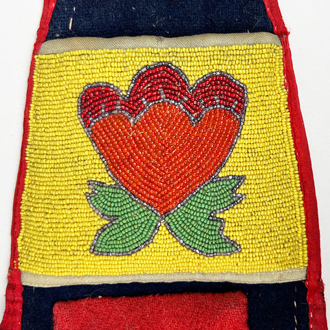 Plateau Beaded Wall Pocket With Bluebird