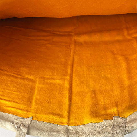 Large Plateau Beaded Flat Bag with Elk