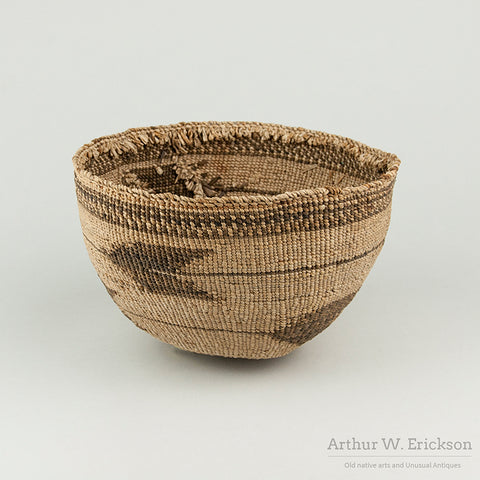 Klamath Basket with Arrow Point Design