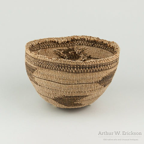Klamath Basket with Arrow Point Design