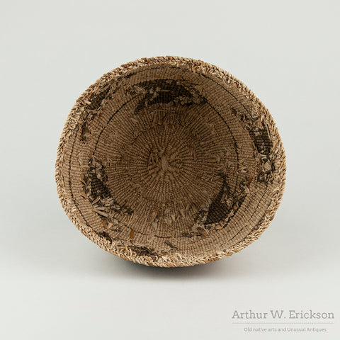 Klamath Basket with Arrow Point Design