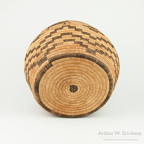 Large Pima/Papago(Tohono O’odham) Basket with Horses