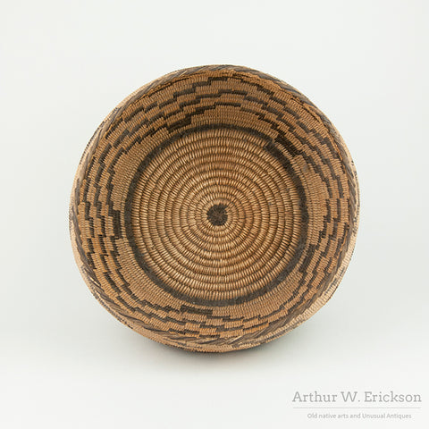 Large Pima/Papago(Tohono O’odham) Basket with Horses