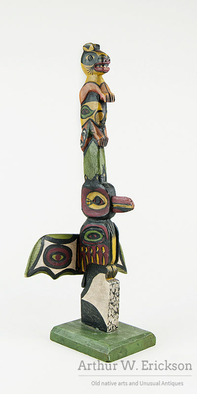 Folky Northwest Coast Totem Pole