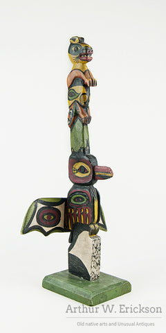 Folky Northwest Coast Totem Pole