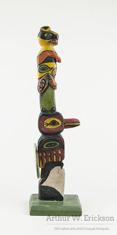 Folky Northwest Coast Totem Pole