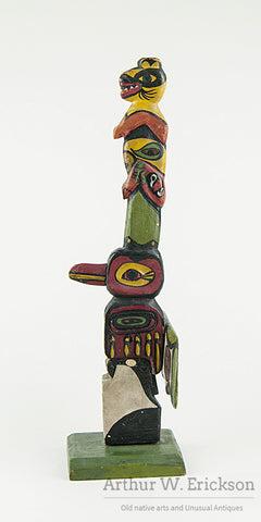 Folky Northwest Coast Totem Pole