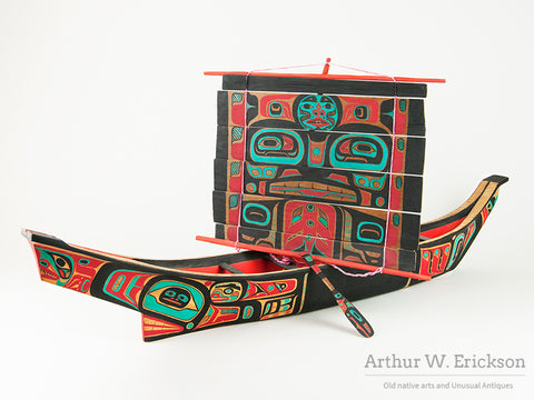Northwest Coast Canoe by Tom Duquette