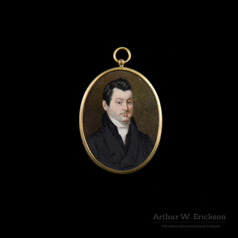 Pair of Miniature Portraits - Arthur W. Erickson - 3