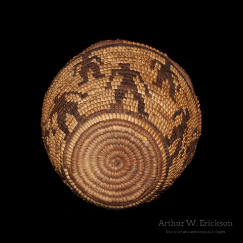 Figured Fully Imbricated Klickitat Basket - Arthur W. Erickson - 5
