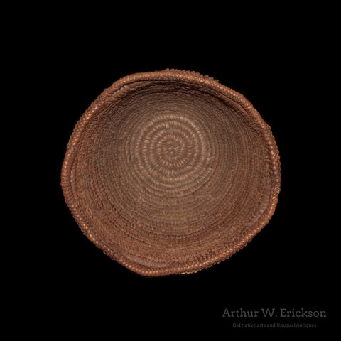 Figured Fully Imbricated Klickitat Basket - Arthur W. Erickson - 6
