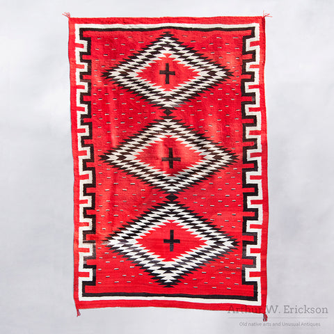 Large Hubble Period Navajo Rug