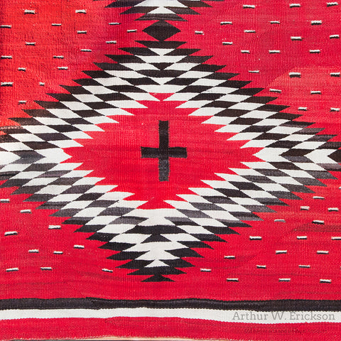 Large Hubble Period Navajo Rug