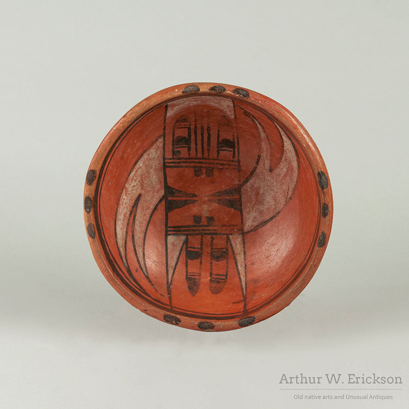 Hopi Sikyatki Revival Redware Small Bowl