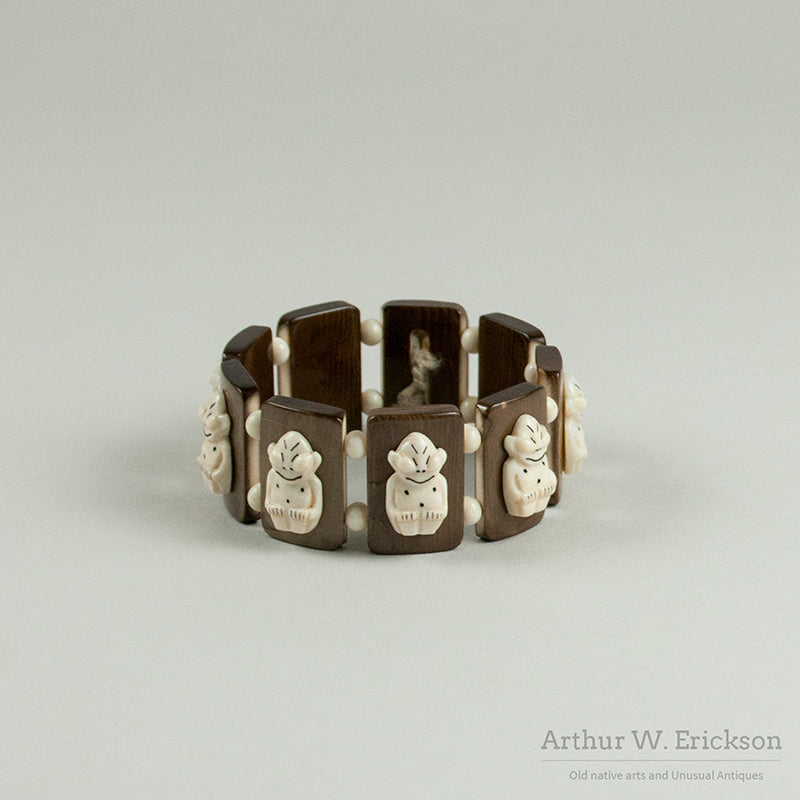 Eskimo Ivory Billiken Bracelet