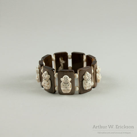 Eskimo Ivory Billiken Bracelet