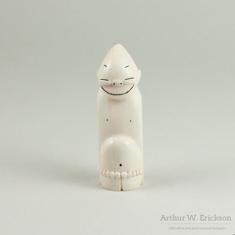 Inuit Carved Billikin Couple