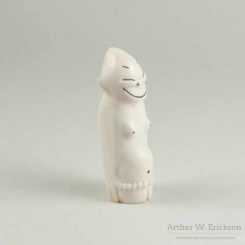 Inuit Carved Billikin Couple