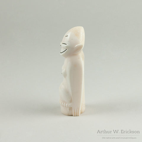 Inuit Carved Billikin Couple
