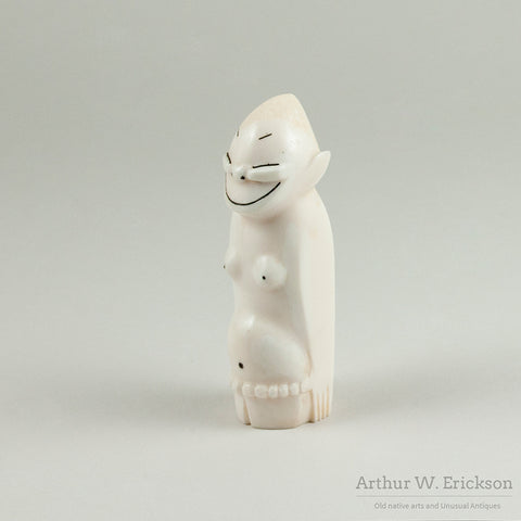 Inuit Carved Billikin Couple