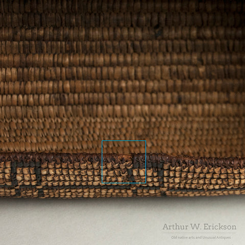 Cowiltz Fully Imbricated  Oval Basket